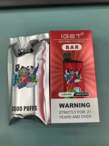 Click to view full screen IGET BAR LUSH ICE 3500 Puffs photo review