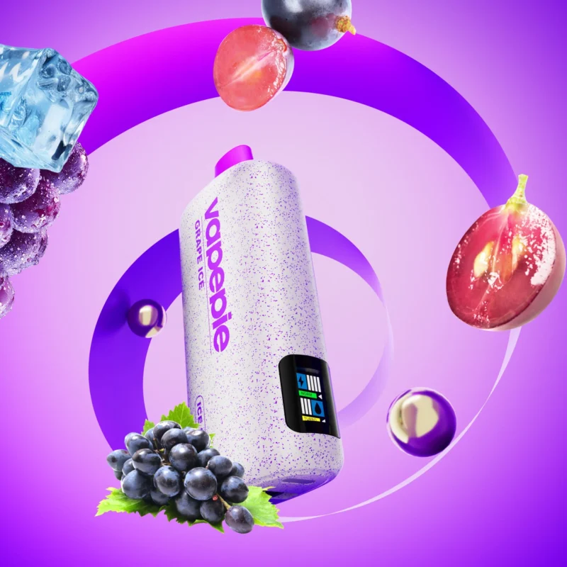 Vapepie Powergo 9800 Puffs Grape Ice